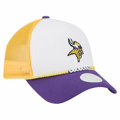 Minnesota Vikings New Era Women's Friendship Bracelet 9FORTY Adjustable Hat White/Purple