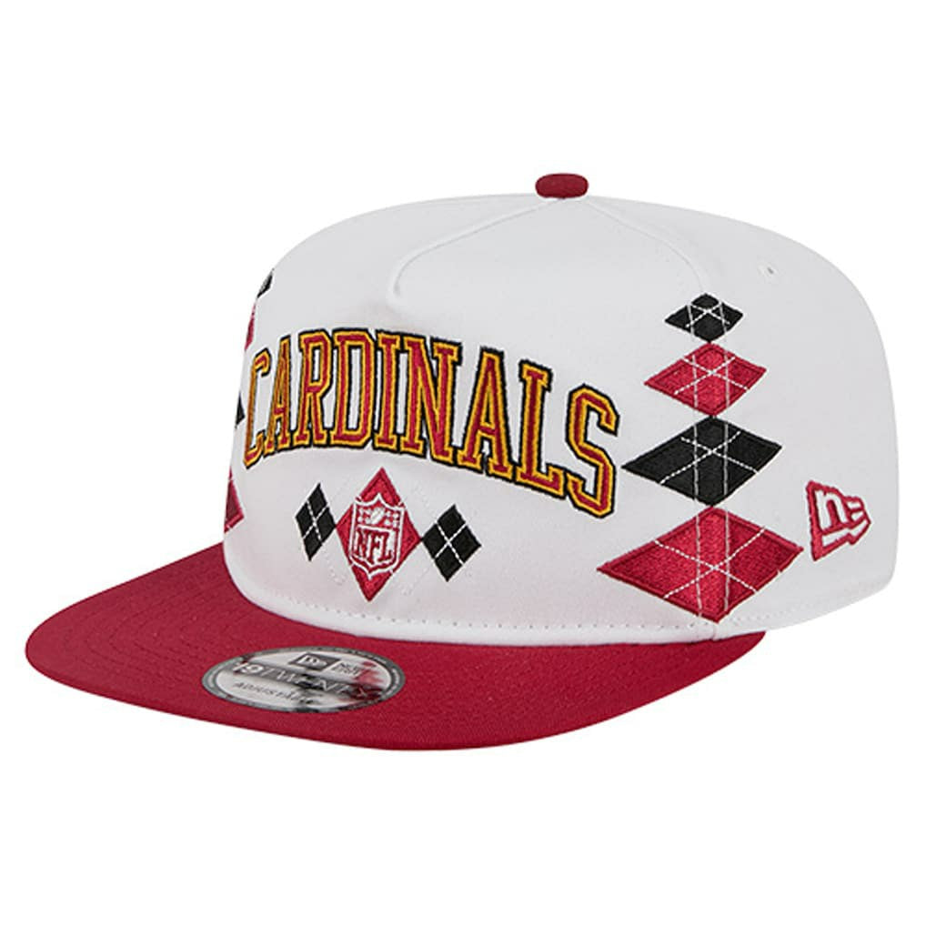 Arizona Cardinals New Era Argyle 19TWENTY Adjustable Hat White