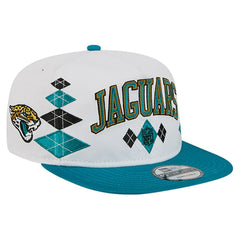 Jacksonville Jaguars New Era Argyle 19TWENTY Adjustable Hat White