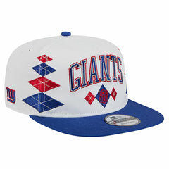 New York Giants New Era Argyle 19TWENTY Adjustable Hat White