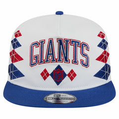 New York Giants New Era Argyle 19TWENTY Adjustable Hat White