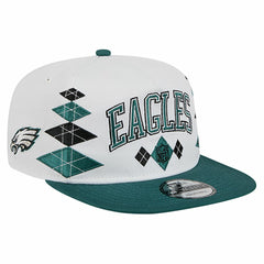 Philadelphia Eagles New Era Argyle 19TWENTY Adjustable Hat White