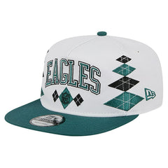 Philadelphia Eagles New Era Argyle 19TWENTY Adjustable Hat White