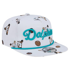 Miami Dolphins New Era Team Cheer 19TWENTY Snapback Hat White