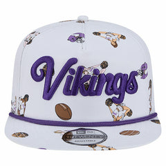 Minnesota Vikings New Era Team Cheer 19TWENTY Snapback Hat White