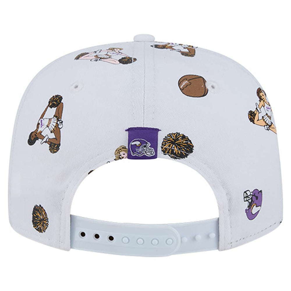 Minnesota Vikings New Era Team Cheer 19TWENTY Snapback Hat White