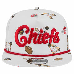 Kansas City Chiefs New Era Team Cheer 19TWENTY Snapback Hat White