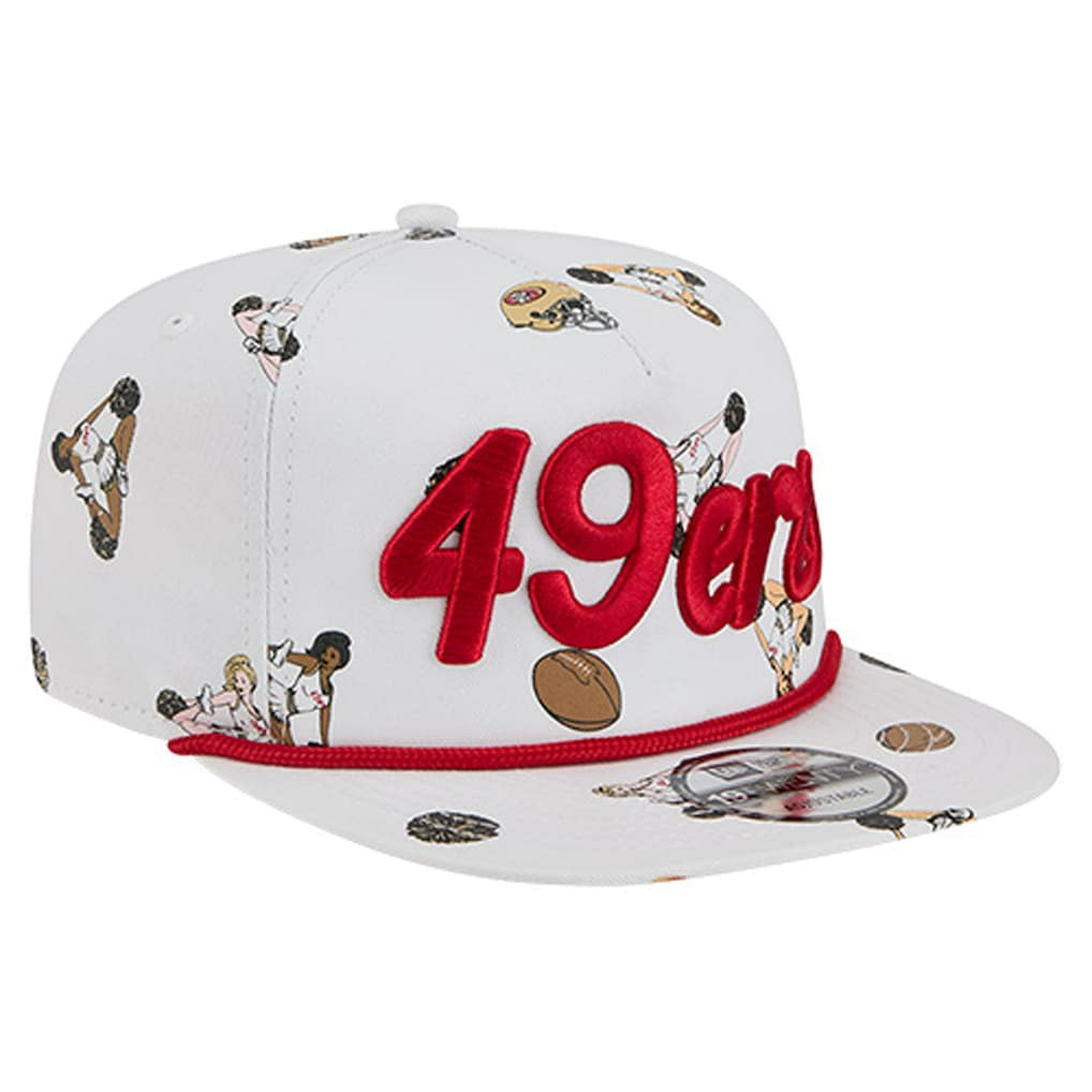 San Francisco 49ers New Era Team Cheer 19TWENTY Snapback Hat White