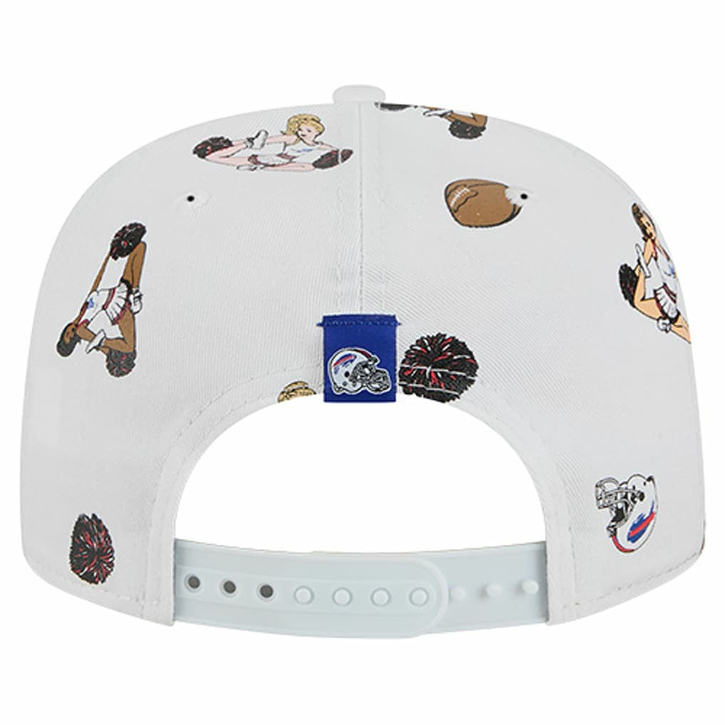 Buffalo Bills New Era Team Cheer 19TWENTY Snapback Hat White