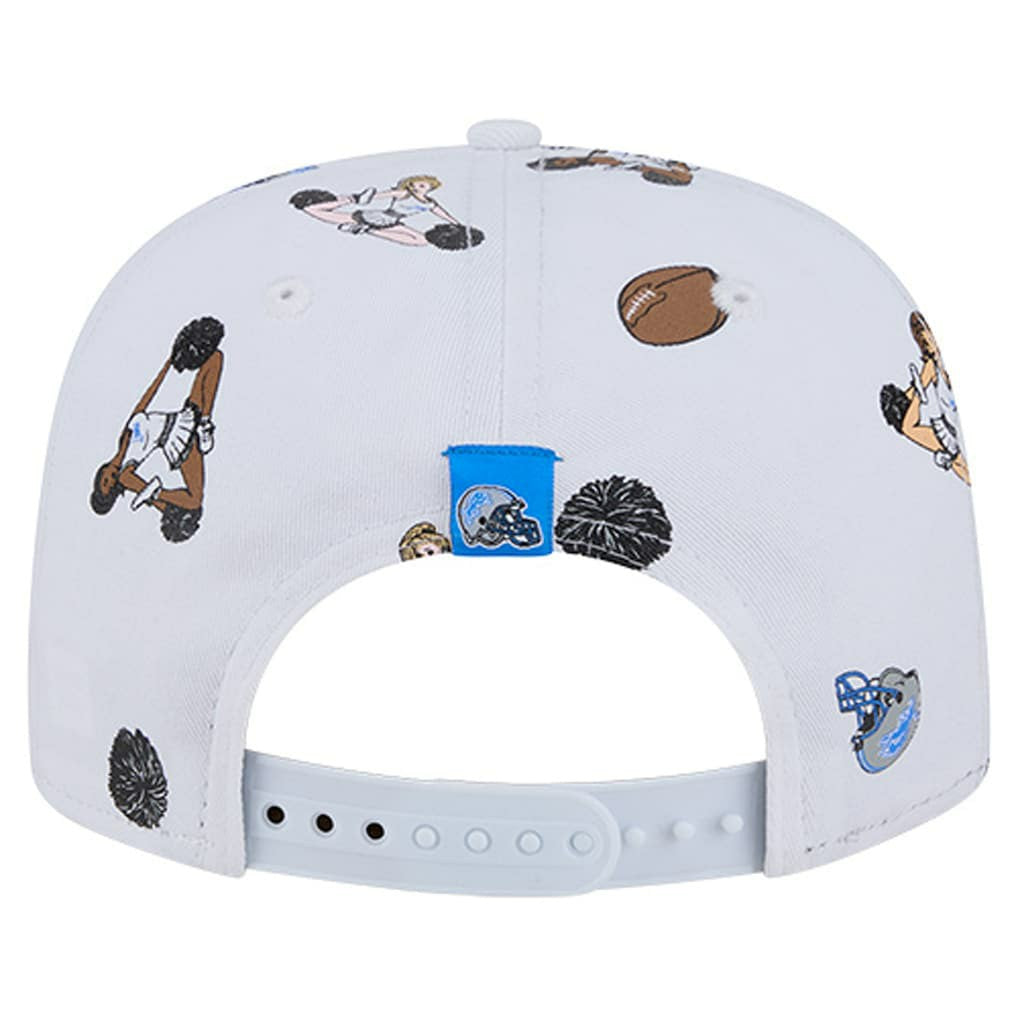 Detroit Lions New Era Team Cheer 19TWENTY Snapback Hat White