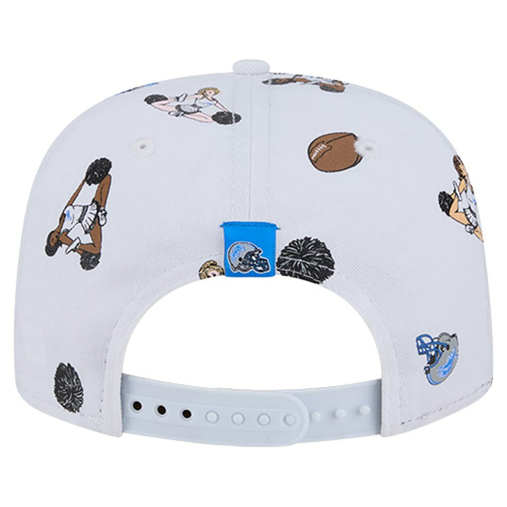 Detroit Lions New Era Team Cheer 19TWENTY Snapback Hat White