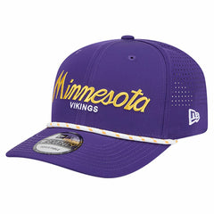 Minnesota Vikings New Era Script 9SEVENTY Adjustable Hat Purple