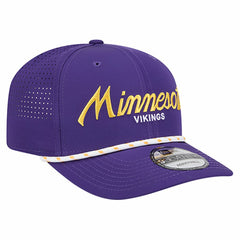 Minnesota Vikings New Era Script 9SEVENTY Adjustable Hat Purple