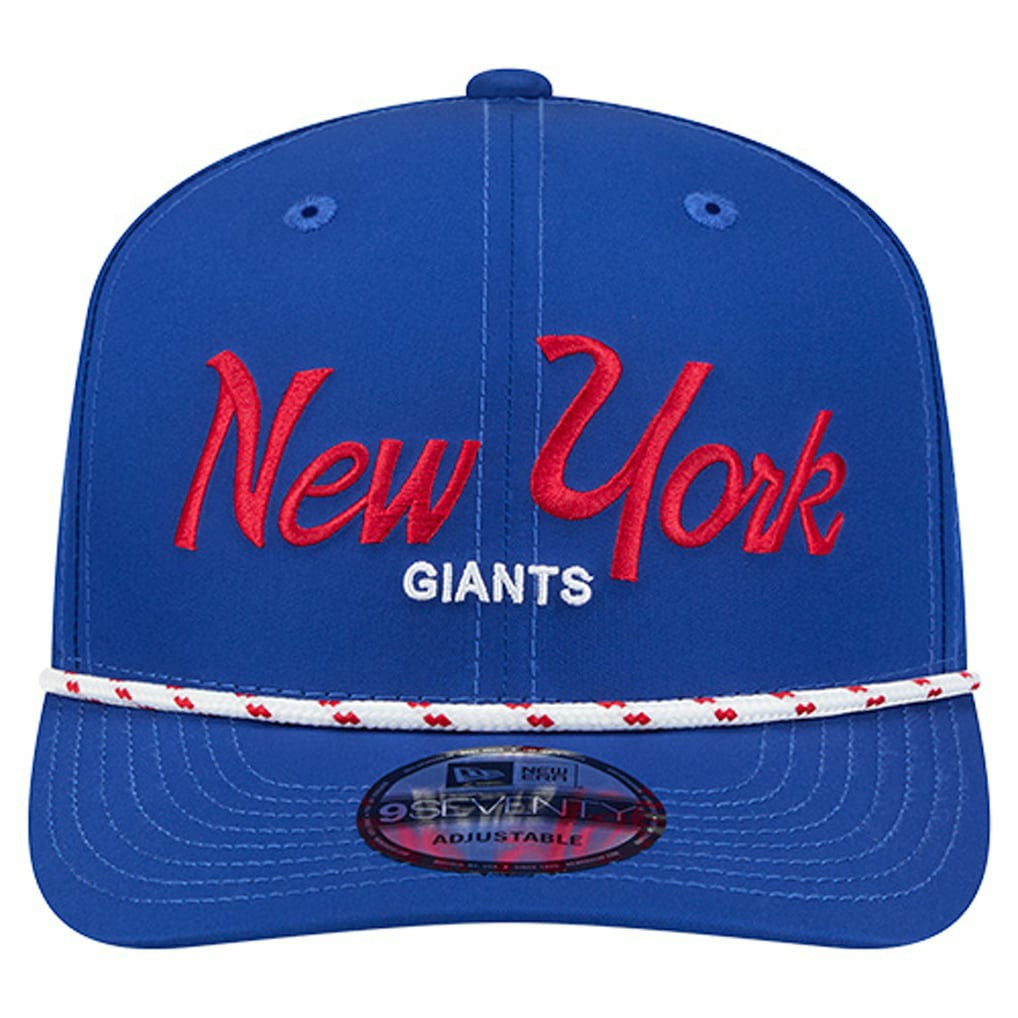 New York Giants New Era Script 9SEVENTY Adjustable Hat Royal