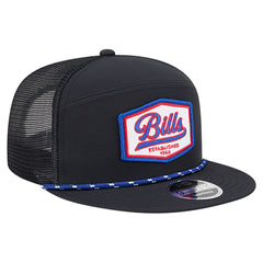 Buffalo Bills New Era Ripstop Patch 9FIFTY Split Panel Snapback Hat Black