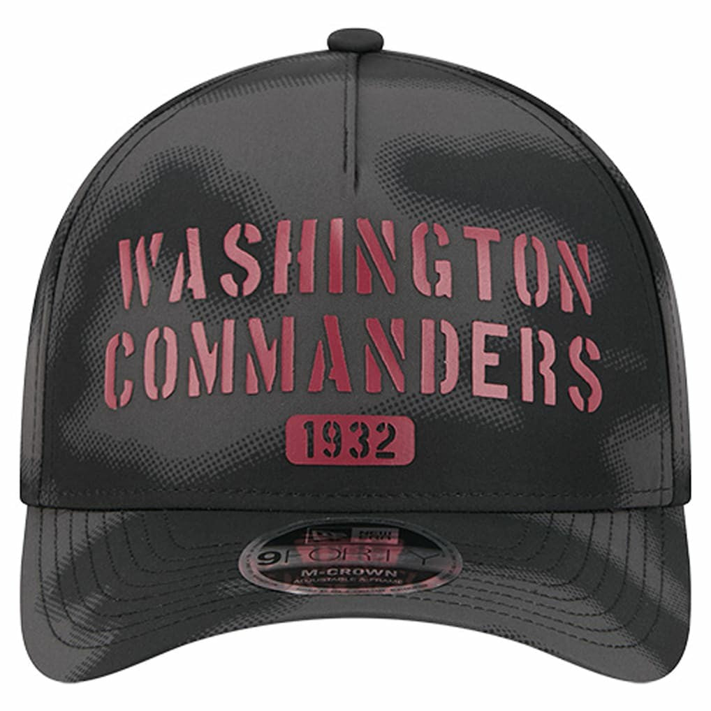 Washington Commanders New Era Halftone Camo 9FORTY Hat Gray