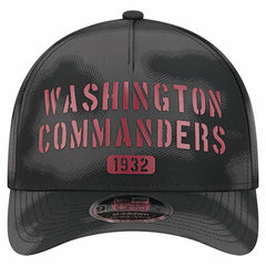 Washington Commanders New Era Halftone Camo 9FORTY Hat Gray