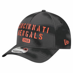 Cincinnati Bengals New Era Halftone Camo 9FORTY Hat Gray