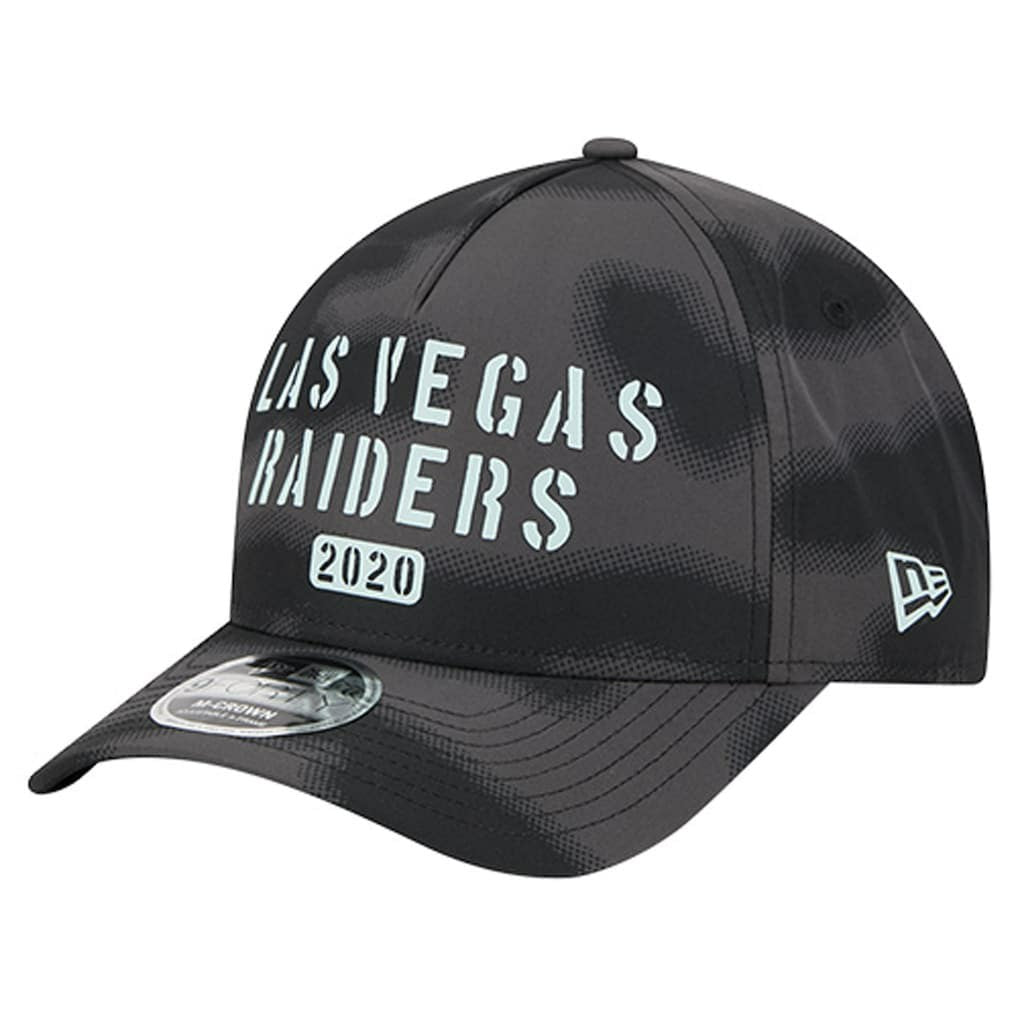 Las Vegas Raiders New Era Halftone Camo 9FORTY Hat Gray