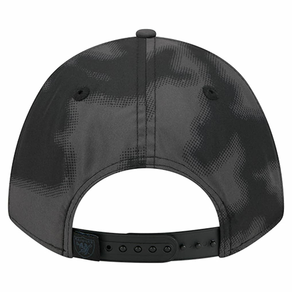 Las Vegas Raiders New Era Halftone Camo 9FORTY Hat Gray