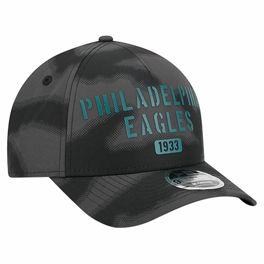 Philadelphia Eagles New Era Halftone Camo 9FORTY Hat Gray
