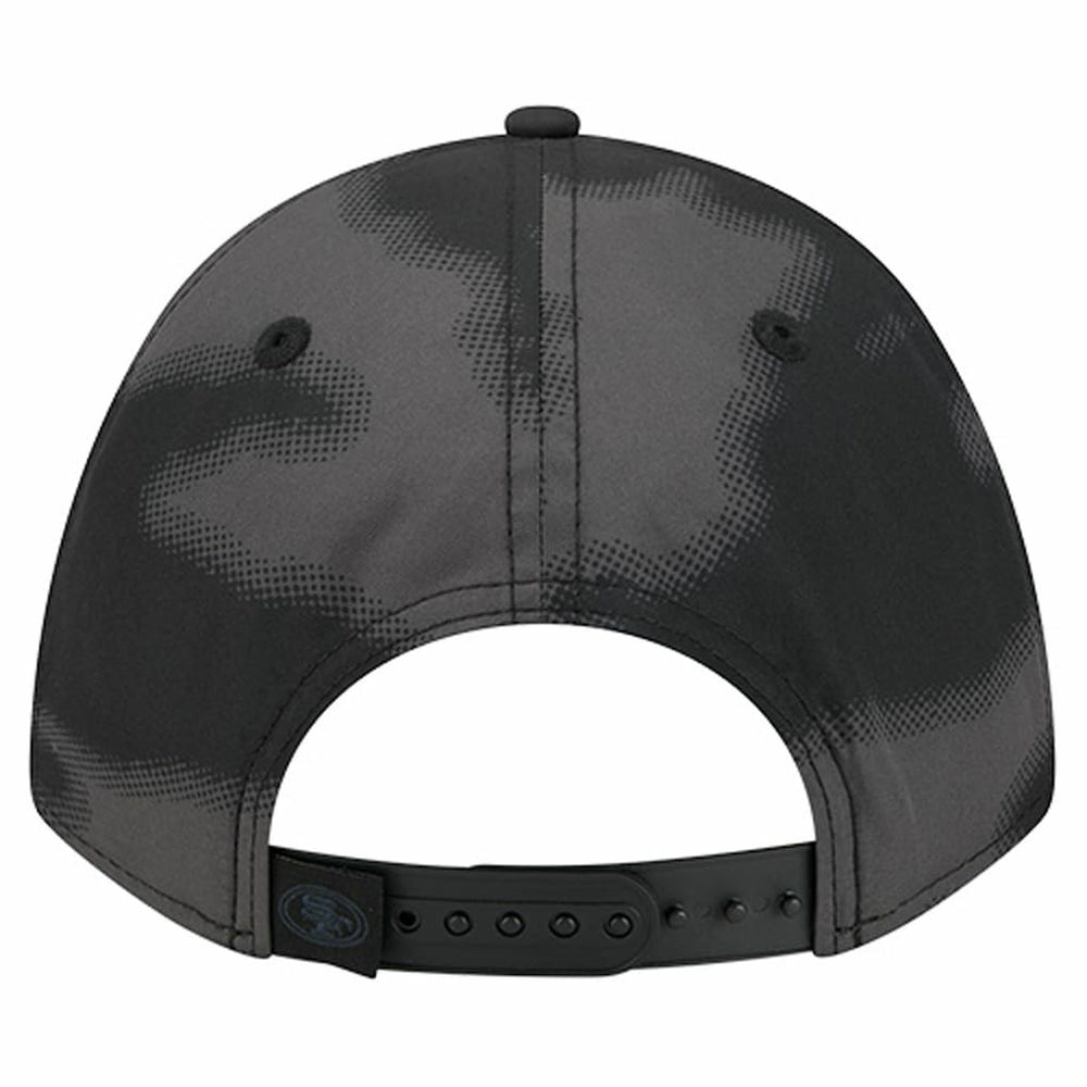 San Francisco 49ers New Era Halftone Camo 9FORTY Hat Gray