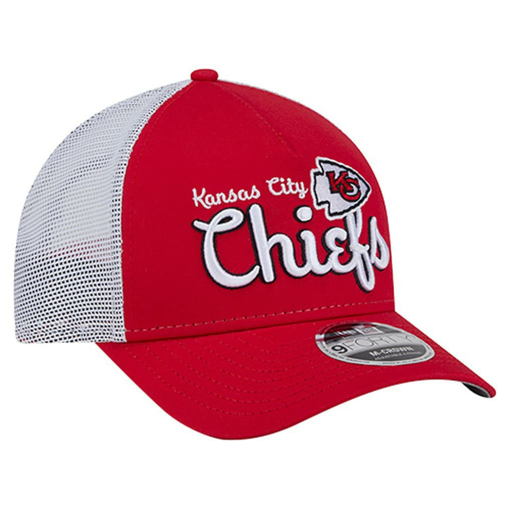 Kansas City Chiefs New Era Side Lines 9FORTY Adjustable Hat Red