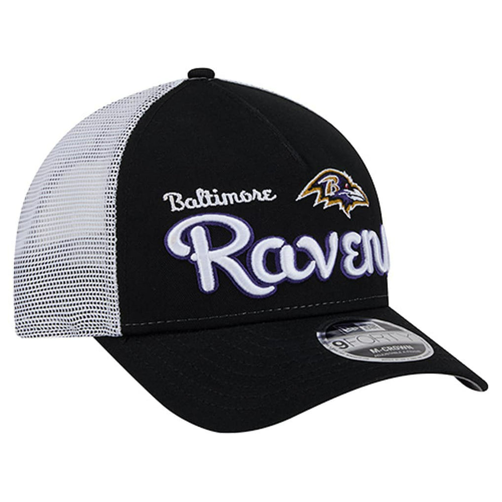 Baltimore Ravens New Era Side Lines 9FORTY Adjustable Hat Black