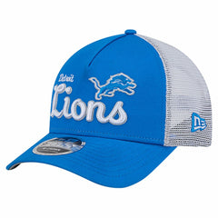 Detroit Lions New Era Side Lines 9FORTY Adjustable Hat Blue
