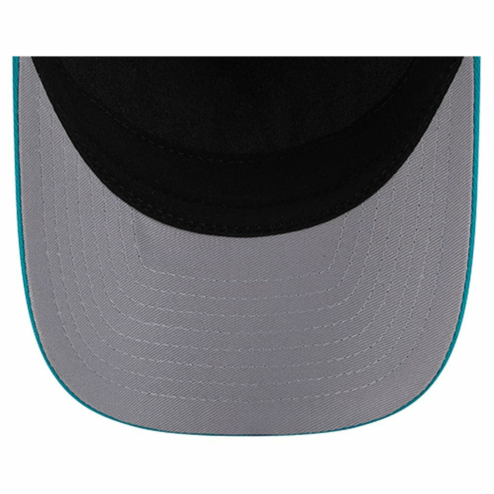Miami Dolphins New Era Side Lines 9FORTY Adjustable Hat Aqua