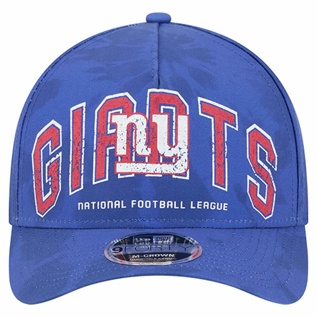 New York Giants New Era Tie Dye Fade 9Forty M-Crown A-Frame Adjustable Hat Royal
