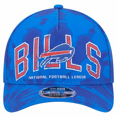 Buffalo Bills New Era Tie Dye Fade 9Forty M-Crown A-Frame Adjustable Hat Royal
