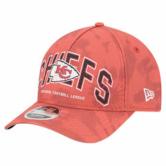 Kansas City Chiefs New Era Tie Dye Fade 9Forty M-Crown A-Frame Adjustable Hat Red