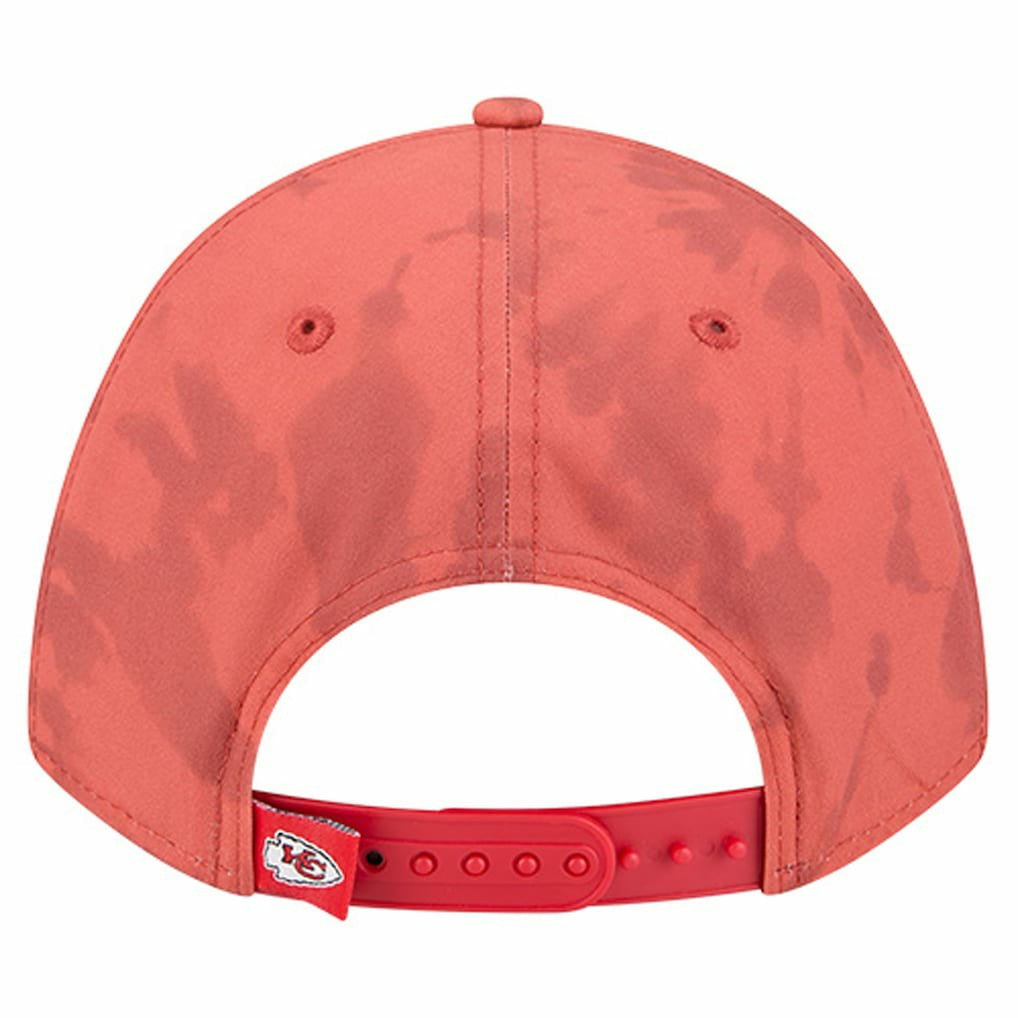 Kansas City Chiefs New Era Tie Dye Fade 9Forty M-Crown A-Frame Adjustable Hat Red