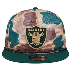 Las Vegas Raiders New Era Duck Camo 9FIFTY Snapback Hat Camo