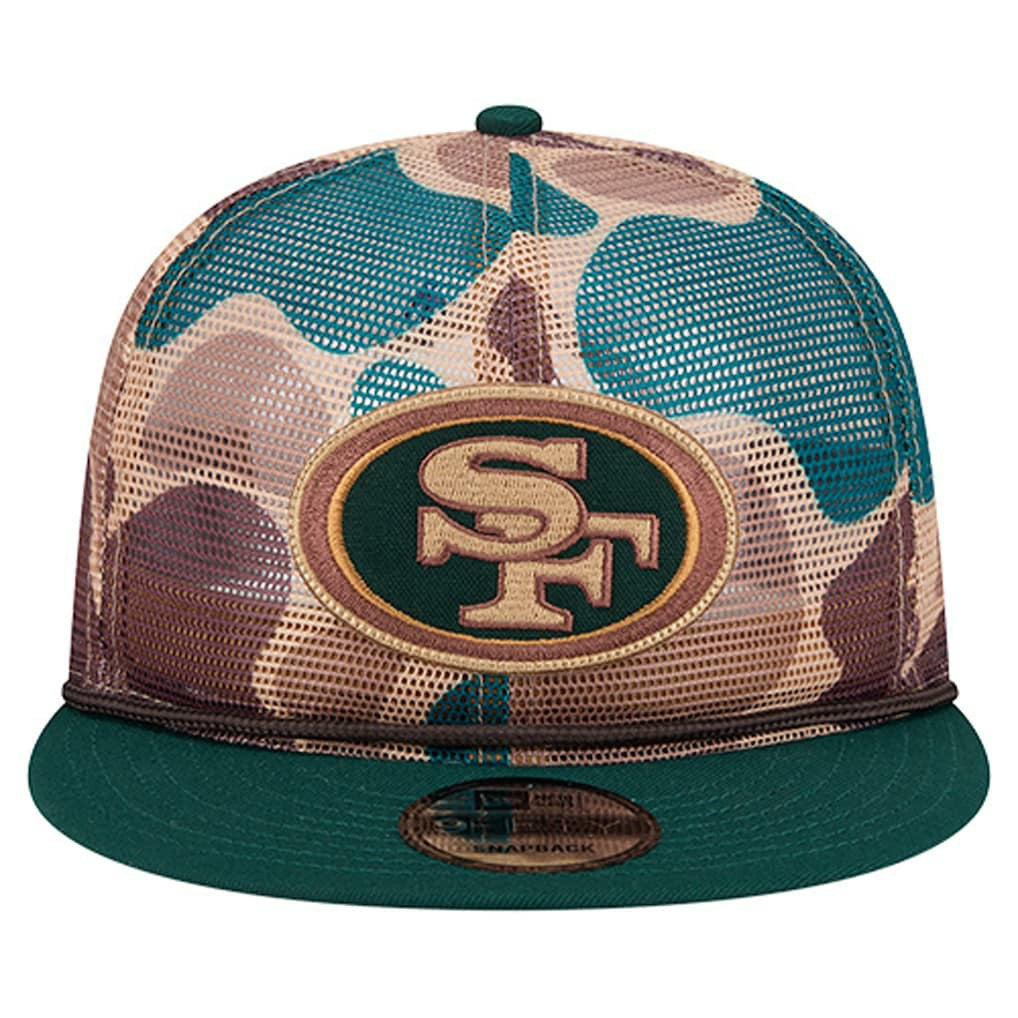 San Francisco 49ers New Era Duck Camo 9FIFTY Snapback Hat Camo