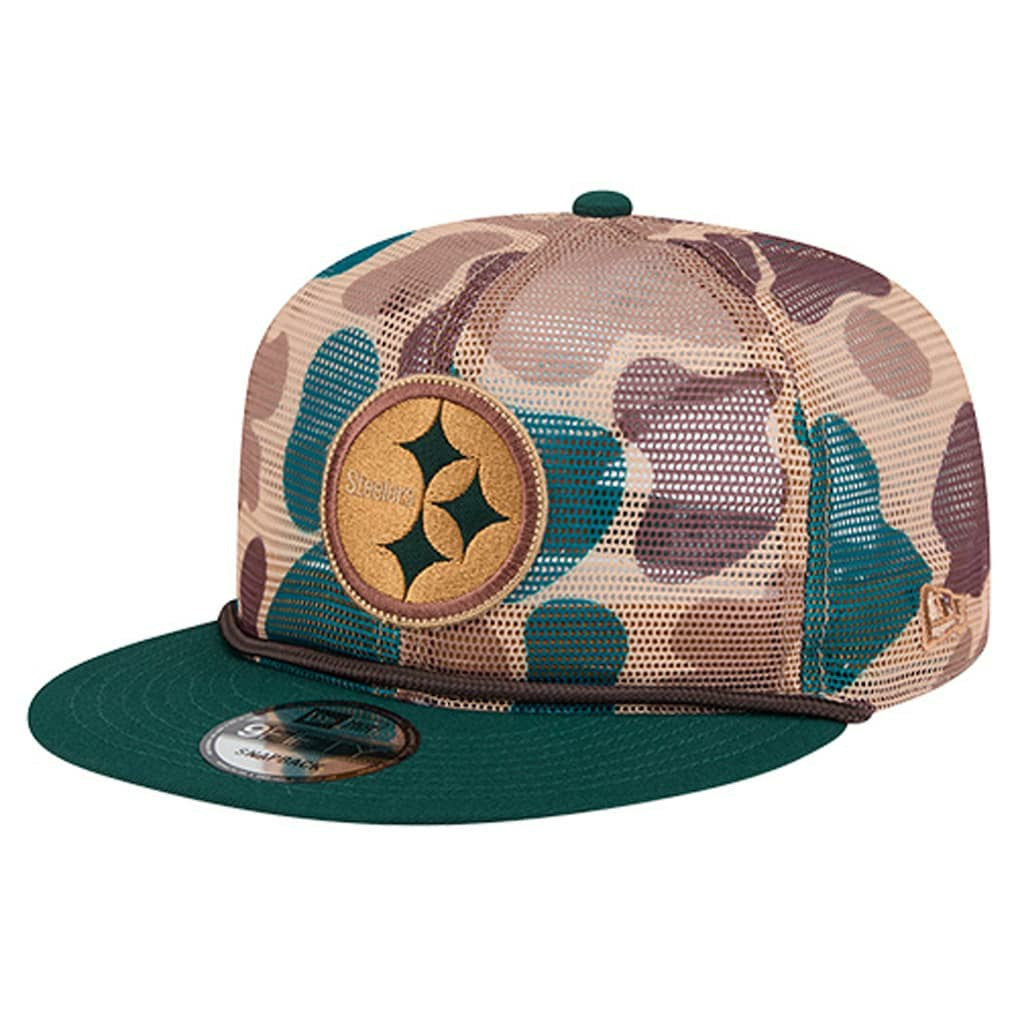 Pittsburgh Steelers New Era Duck Camo 9FIFTY Snapback Hat Camo