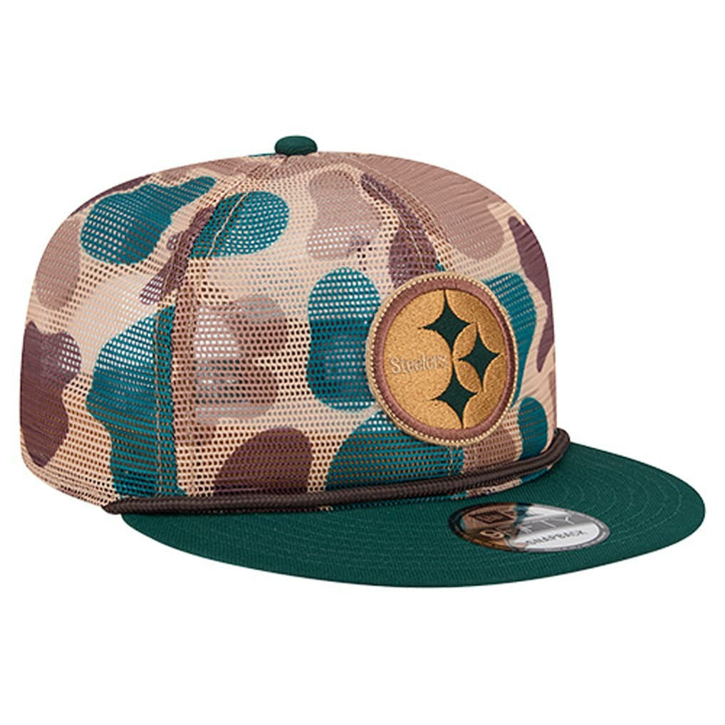 Pittsburgh Steelers New Era Duck Camo 9FIFTY Snapback Hat Camo