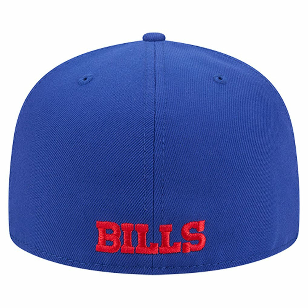 Buffalo Bills New Era Overlap Wordmark 59FIFTY Fitted Hat Royal