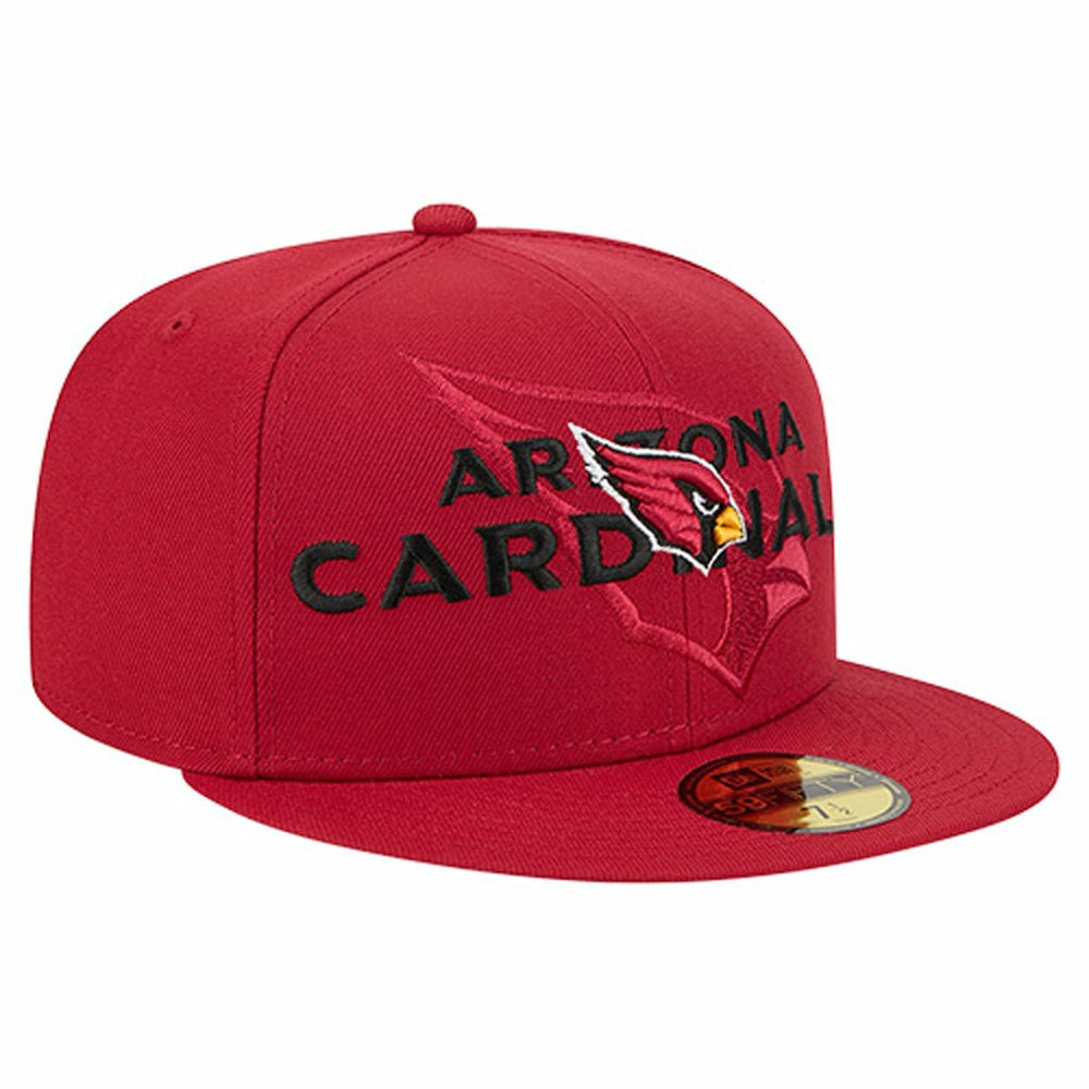 Arizona Cardinals New Era Overlap Wordmark 59FIFTY Fitted Hat Cardinal