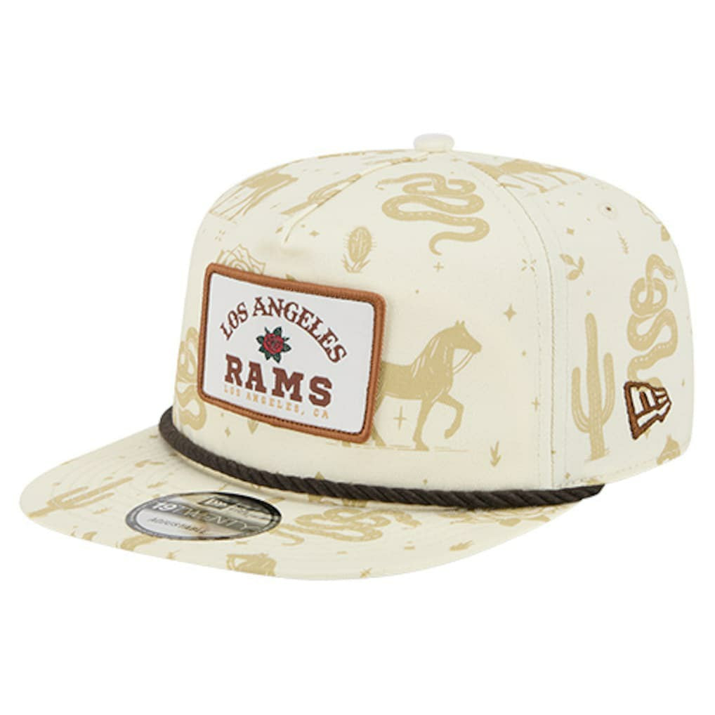 Los Angeles Rams New Era Desert Rose 19TWENTY Adjustable Hat Cream