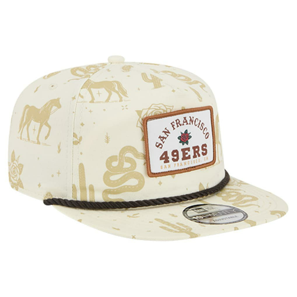 San Francisco 49ers New Era Desert Rose 19TWENTY Adjustable Hat Cream