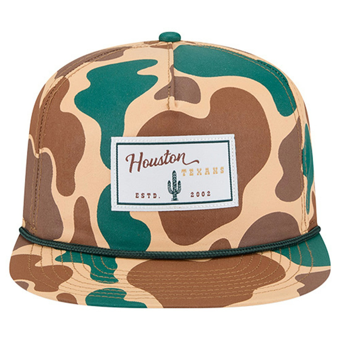 Houston Texans New Era Duck Rope 19TWENTY Snapback Hat Camo