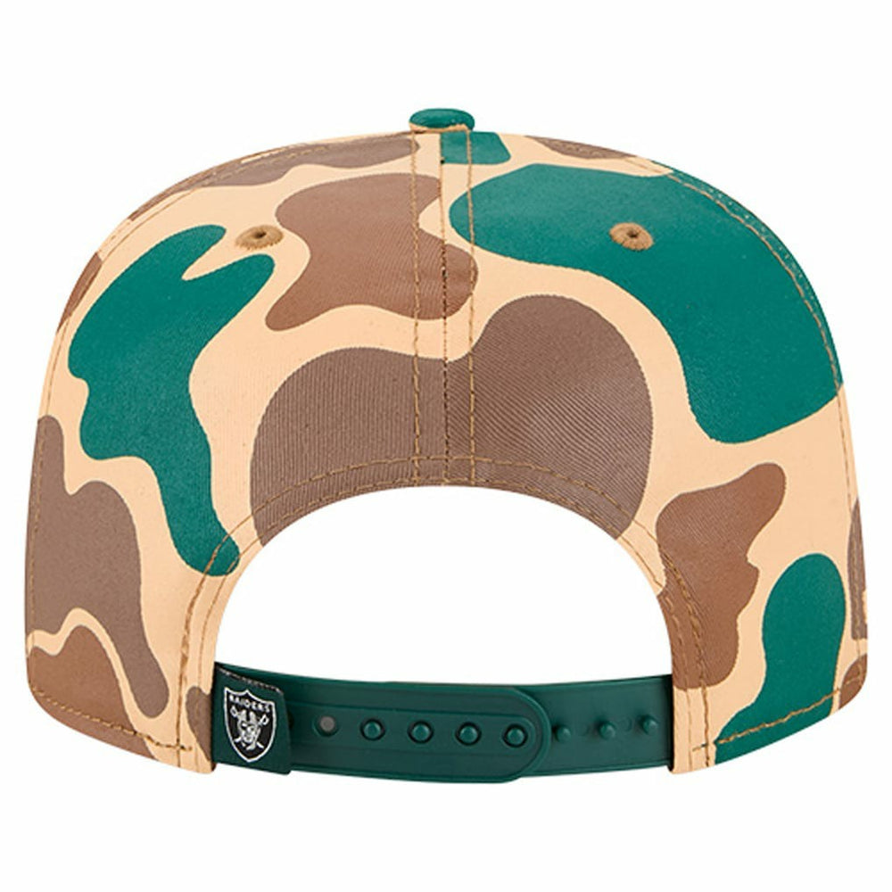 Las Vegas Raiders New Era Duck Rope 19TWENTY Snapback Hat Camo