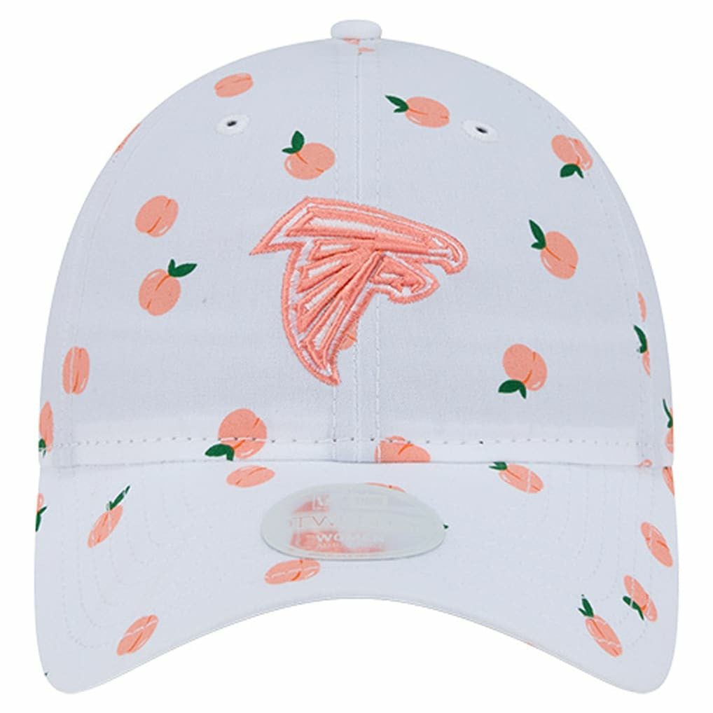Atlanta Falcons New Era Women's Fruit Pattern 9TWENTY Adjustable Hat White