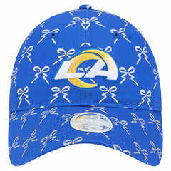 Los Angeles Rams New Era Women's Ribbon 9TWENTY Adjustable Hat Royal