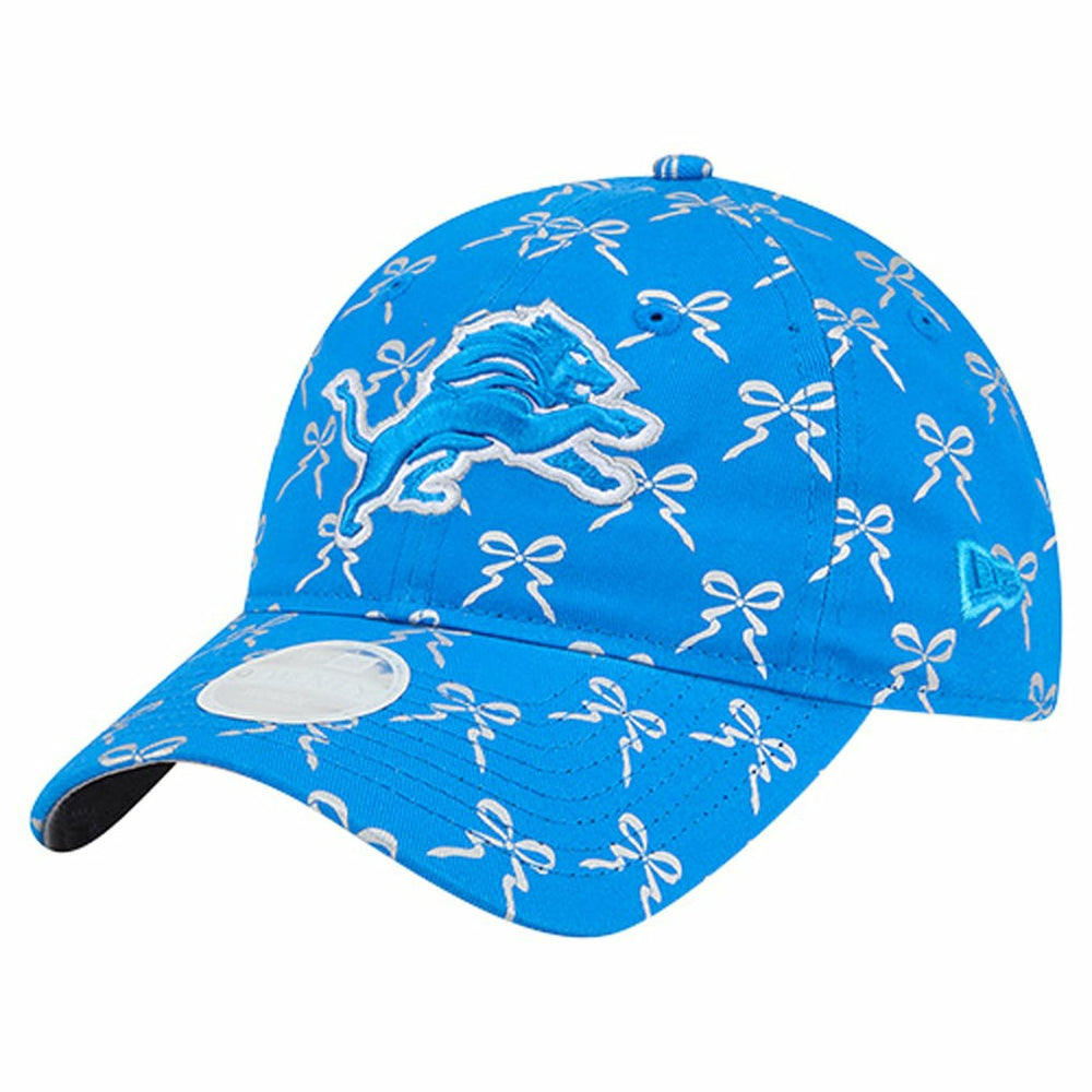 Detroit Lions New Era Women's Ribbon 9TWENTY Adjustable Hat Blue