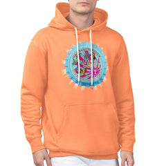Texas Rangers Margaritaville Chill Bottle Cap Fleece Pullover Hoodie - Orange - MLB Lifestyle