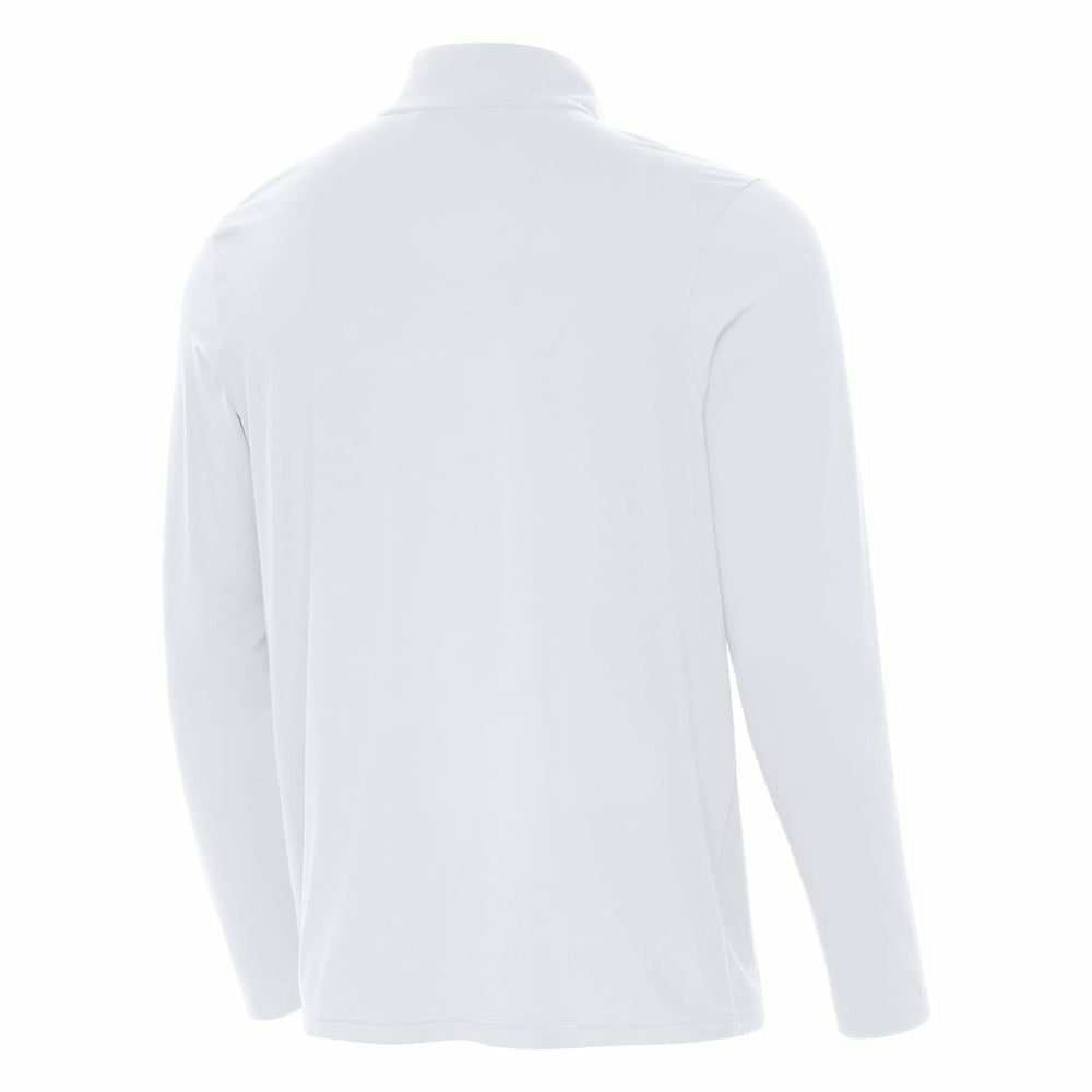 Chicago Cubs Antigua Alternate Logo Intent Quarter-Zip Pullover - White - MLB Lifestyle