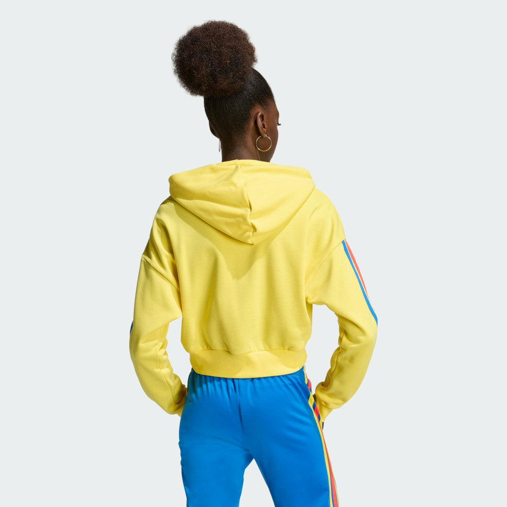 Colombia National Team Women's FIFA x World Cup Alphaskin Cropped Hoodie Yellow - Adidas sale